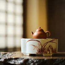  In the beginning of the Lotus Hall hand-made ceramic pots narcissus pots pots alum copper pieces begonia dried bubbles Taiyun You