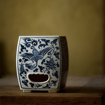 (Early Lotus Hall) Fan Shan Tang collection series Antique blue and white back pattern wind furnace Charcoal furnace Alcohol furnace