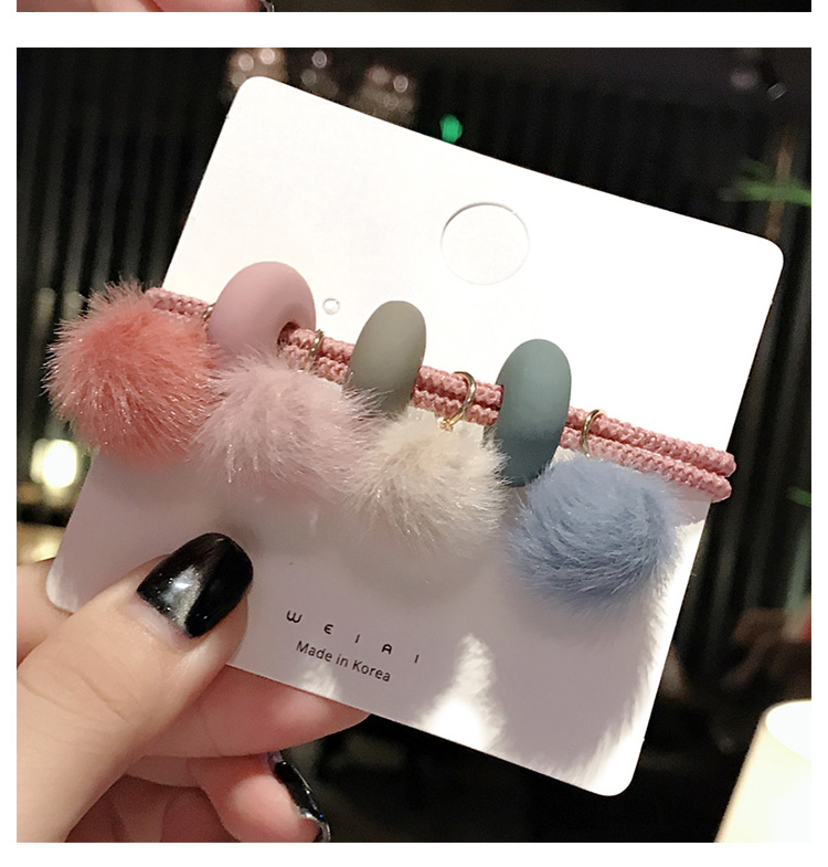 Korean Cute Fashion Hair Ring Set display picture 7