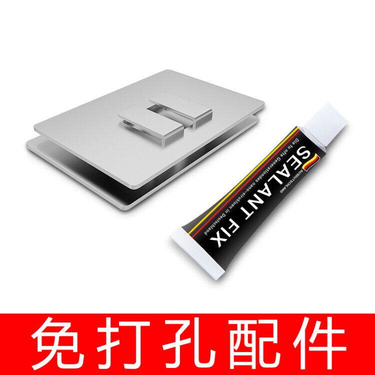 Kitchen shelf punch-free accessories hook hook Double hook Seasoning storage shelf accessories 304 stainless steel set