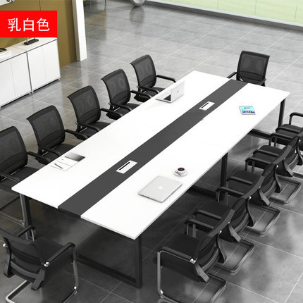 Customize the Guangzhou office furniture small meeting table minimalist modern long table negotiation table strip desk desk