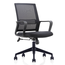 Office computer swivel chair lifting pulley staff office chair black mesh chair