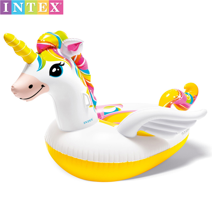 Original INTEX unicorn mount inflatable animal mount water play toy children adult
