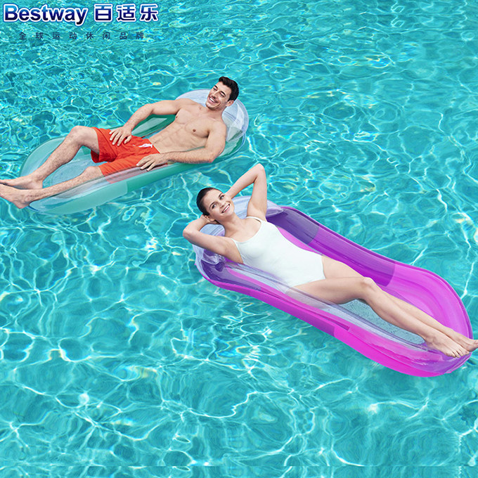 Original Clothing Bestway Water Reclining Chair Single Floating Row Inflatable Floating Bed Water Bed Adult Air Cushion 43103 