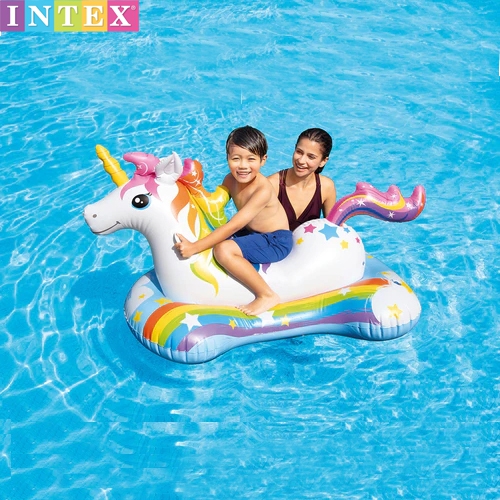 Original fit INTEX unicorn riding inflatable animal sitting on water play water toy children adult