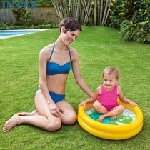  Original INTEX baby paddling pool Inflatable swimming pool Infant bath tub bath pool sand pool