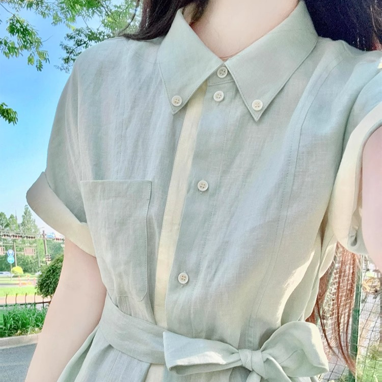 Long Dress Plus Size for Fat Women, Green Shirt Dress, Skirt Long Dress Plus Size for Fat Women, Green Shirt Dress, Skirt