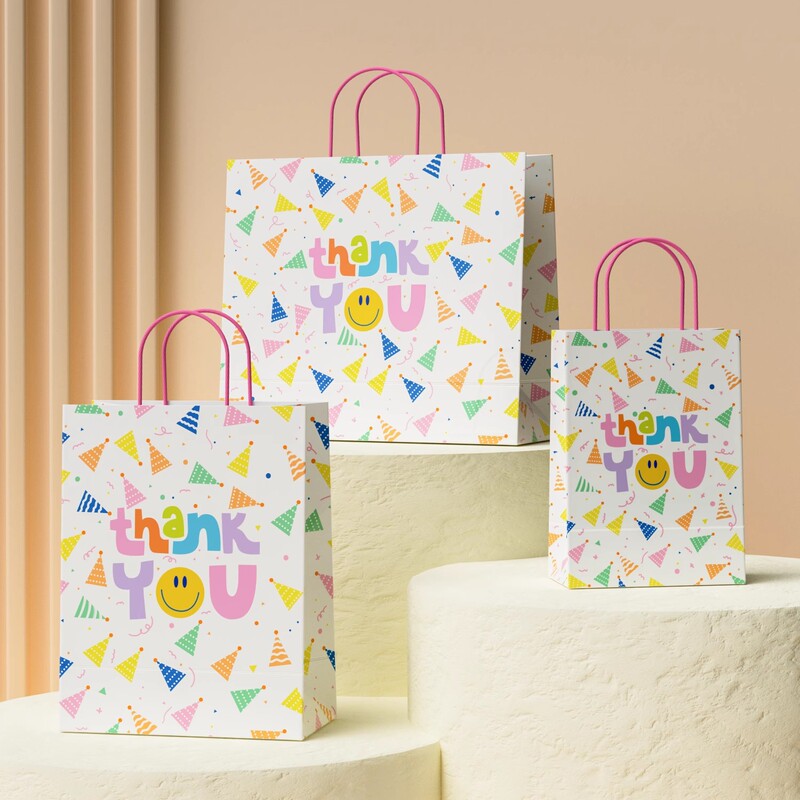 High-End Gift Bag New Year Children's Kindergarten Gift Bag Small Size Year of the Snake Kraft Paper Bag Tote Bag
