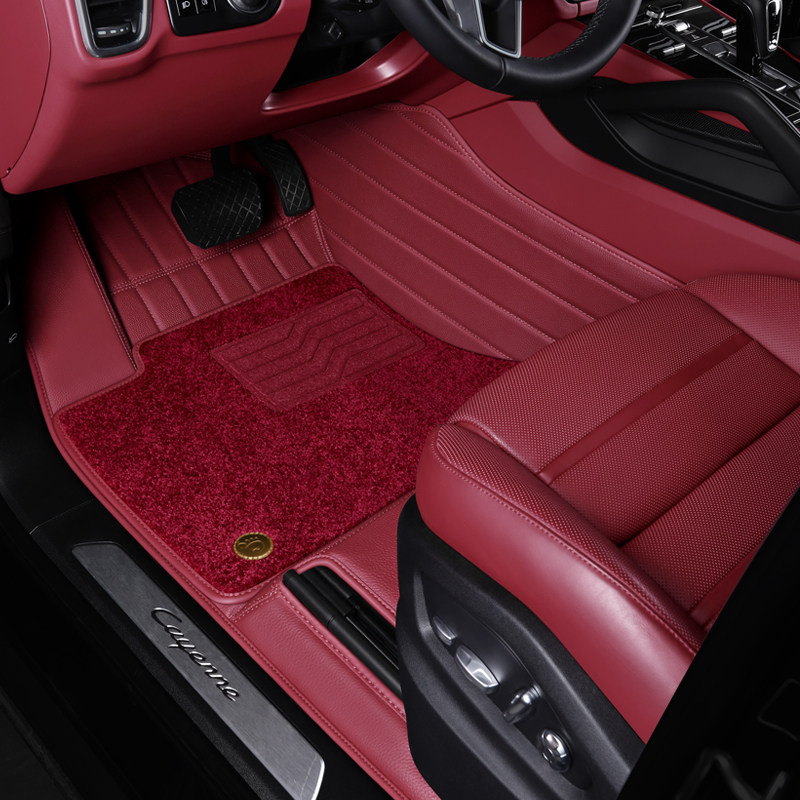 22 Porsche new Cayenne Palamera Macan718taycan Private car full surround genuine leather footbed