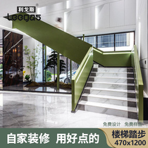 Ligos one-piece through body marble staircase brick cascade step tile steps machined 1 2 m original trough