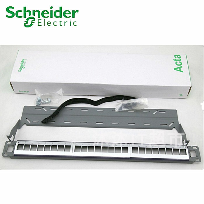 Schneider 24-mouth distribution line rack ultra five-type six-category wire rack network distribution frame empty rack ACTPP5EU24NSS-Taobao