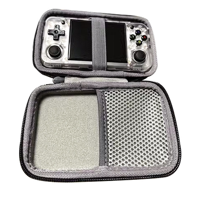 Suitable for Ambernic Rg35Xx H Horizontal Version Handheld Game Console Storage Bag, Inner Dimensions 15*8.5*2cm, Shockproof Bag