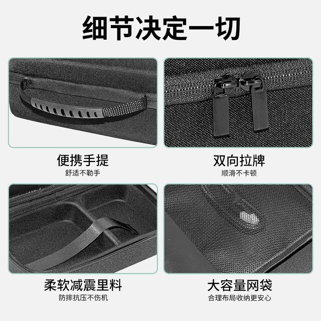 Suitable for SER8 mini computer host storage bag SER9Pro mini host hard shell shock-proof and pressure-resistant bag