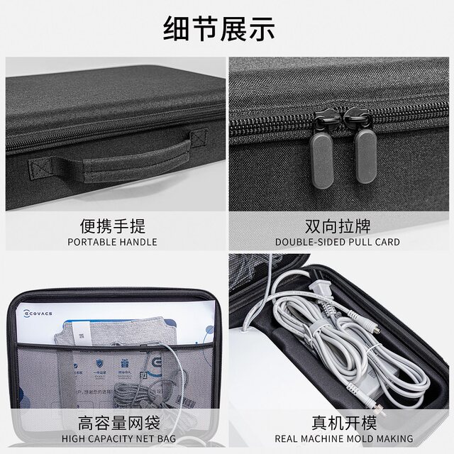 Suitable for Ecovacs Window Cleaning Robot Mini2 Window Cleaner Storage Bag Hard Shell Shockproof Bag Air Glass Cleaning Tool Bag