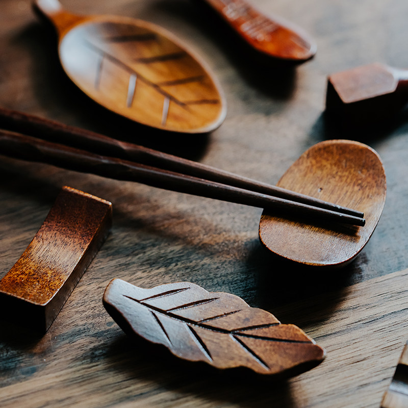Zetten Home Day Style Chopsticks Shelf Chopsticks solid wood Chopsticks Entrusted chopsticks Chopsticks Shelve, Japan-ROK cuisine Dining Room Tableware
