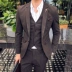 Thu đông 2018 mới chú rể phù hợp với bộ vest nam blazer nam Suit phù hợp
