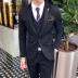 Thu đông 2018 mới chú rể phù hợp với bộ vest nam blazer nam Suit phù hợp