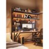 Perforated board vertical storage rack storage rack