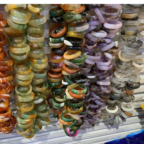 Ониксовое бирюзовое кольцо с камнем подходит для мужчин и женщин