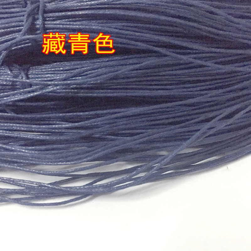 1mm bông sáp dây sáp vòng tay dây thừng vòng cổ dây dệt mặt dây thừng tự làm thủ công vật liệu trang sức phụ kiện bán buôn - Vòng đeo tay Clasp vòng tay pandora pnj