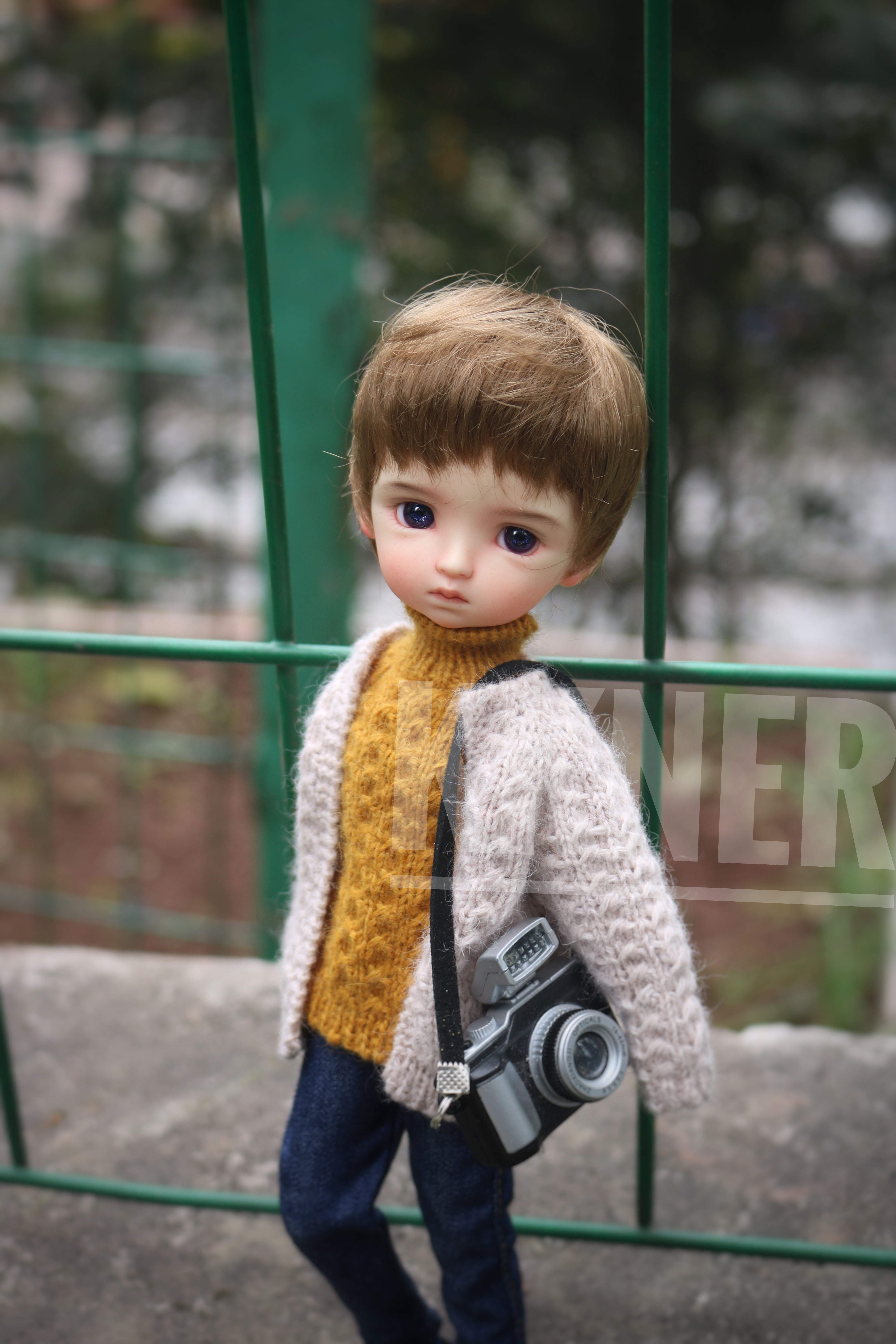 KKner series Kemi Kemi - 6 points baby head OB22 OB24 clay size BJD six point baby head