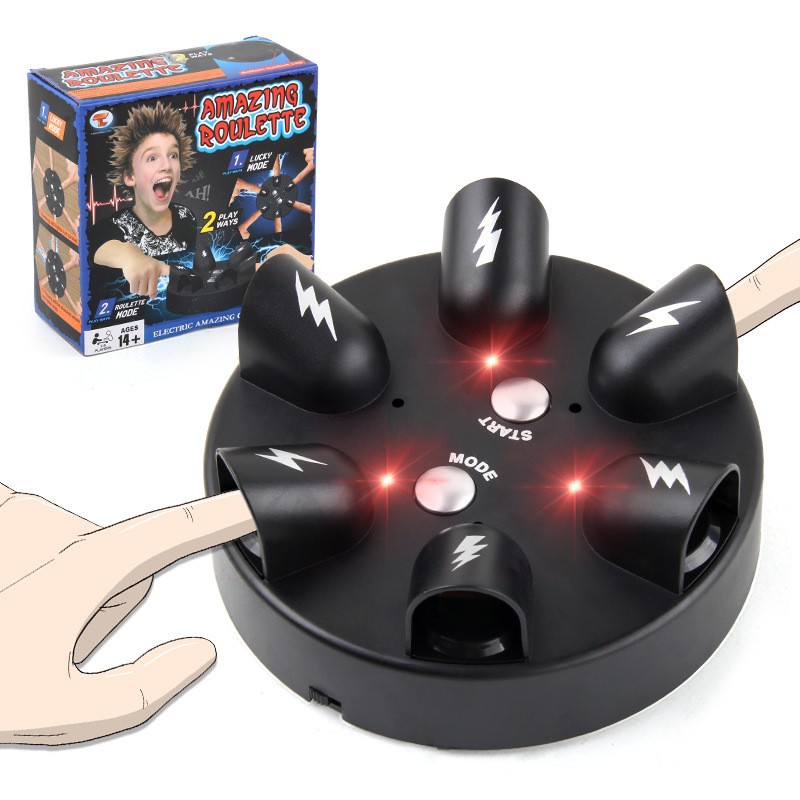 Douyin heartbeat electric shock lie detector lucky electric shock finger spoof whole person game artifact creative the same toy