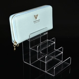 Акриловый бумажник, стенд, кошелек, прозрачная сумка с петлей на руку, очки, аксессуар, система хранения