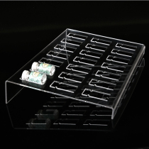 Transparent acrylic contact lens display stand beautiful eye drops counter display props small medicine bottle storage rack