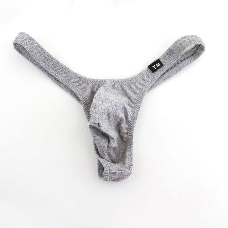 New Men's Cotton Thong Fashion Underwear Breathable Low-Rise Large Pouch Underwear Sports Sexy T-Back Underwear New Men's Cotton Thong Fashion Underwear Breathable Low-Rise Large Pouch Underwear Sports Sexy T-Back Underwear