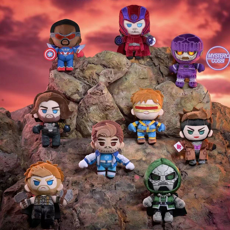 Authentic Hot Toys Avengers 5: Day of Destruction Cosbi Plush Blind Box Figure Pendant Gift Authentic Hot Toys Avengers 5: Day of Destruction Cosbi Plush Blind Box Figure Pendant Gift
