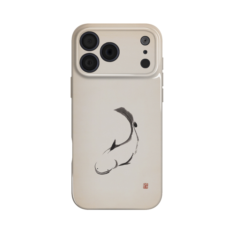 Fish Eight Great Mountains Chinese Style Traditional Culture Art Ancient Style Creative Phone Case Heat Transfer Soft Case Suitable for Apple Iphone17Promax Huawei Mate80 Xiaomi17 Honor500