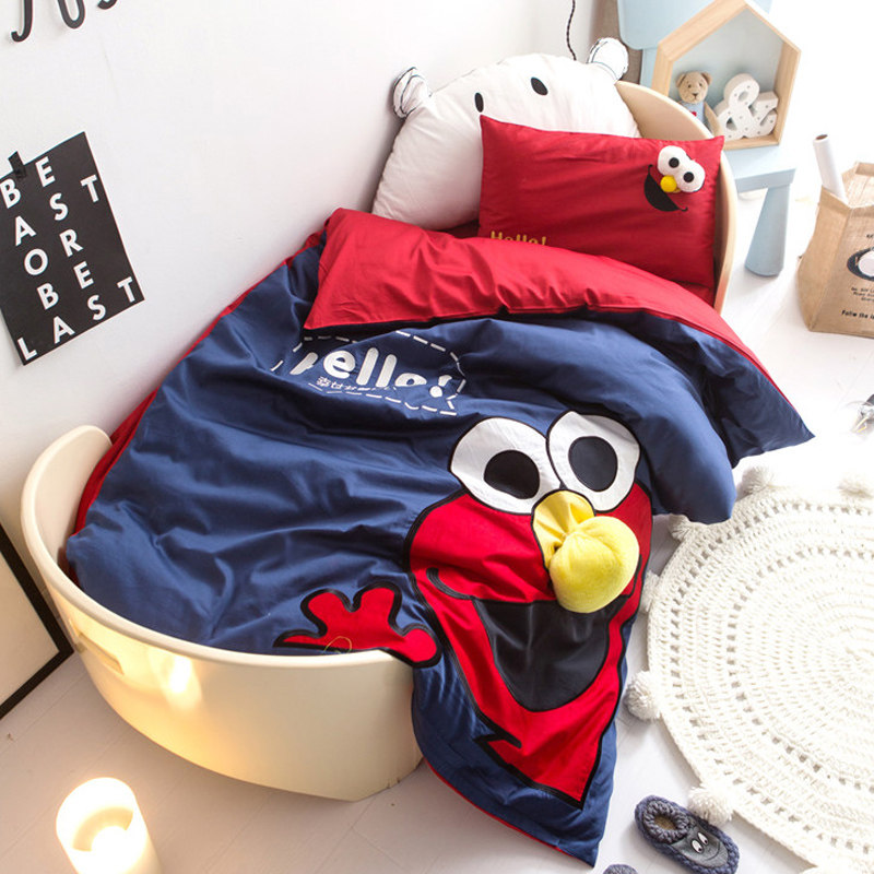 BABY BED Bedding Kit All-cotton Kindergarten Three Sets Children Newborn Baby Cot Quilt and Quilt Cover