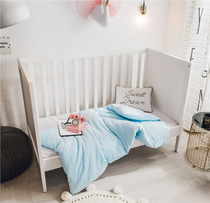 Pure cotton flower New frontier cotton crib cushion quilted by kindergartens bedside crib for supplies Four Seasons Newborn