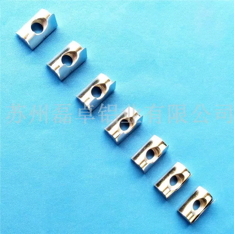 Shrapnel Nut Công nghiệp tiêu chuẩn Châu Âu Hồ sơ nhôm chuyên dụng Dây buộc đai ốc Lò xo Hồ sơ nhôm Lắp khối Đai ốc - Chốt