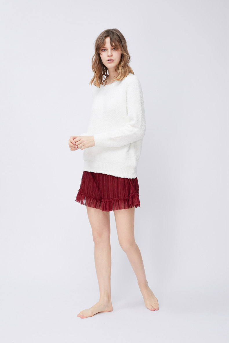 Gelato pique2018 mùa đông mới nữ đồ ngủ mềm dịch vụ nhà PWNT185072 shop đồ bộ nữ