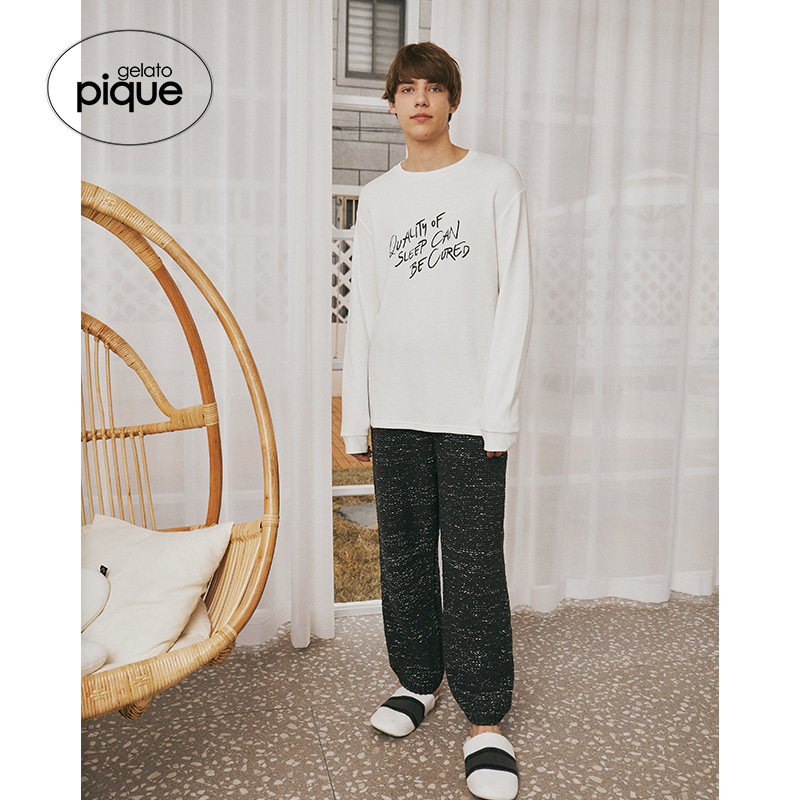 Gelato pique autumn winter men's trousers knit soft home can be worn outside PMNP205955