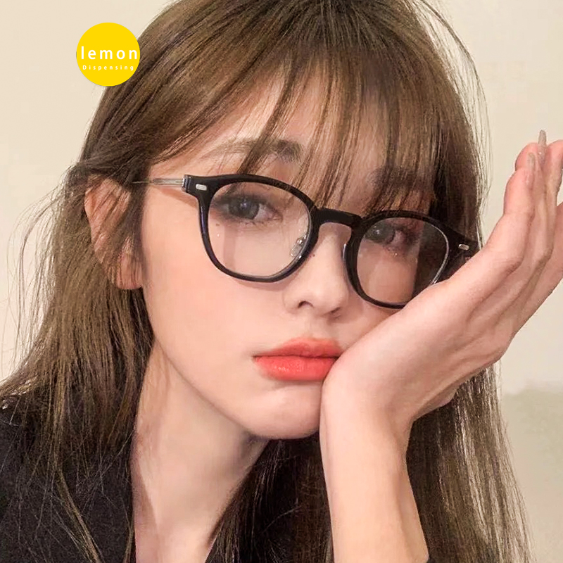 gm same full-frame plate glasses frame eddy tortoise color myopia glasses Women Men's glasses frame titanium frame eye frame