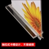 A4 карта двойная выставочная карта Ackle Table Знаки таблицы карты платы платы Пластина Прозрачная цена цена на водяные знаки цена