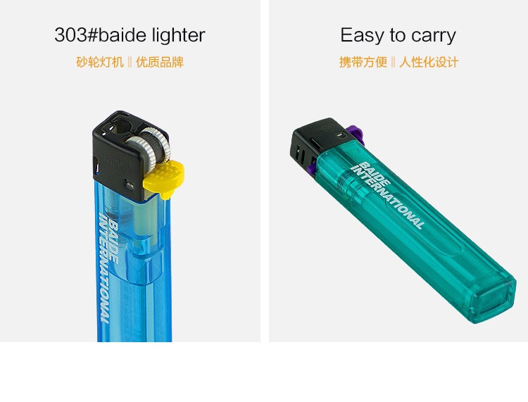 百 F07 [hộp đầy đủ] [dùng một lần] bật lửa ròng rọc bánh xe shop bật lửa độc lạ