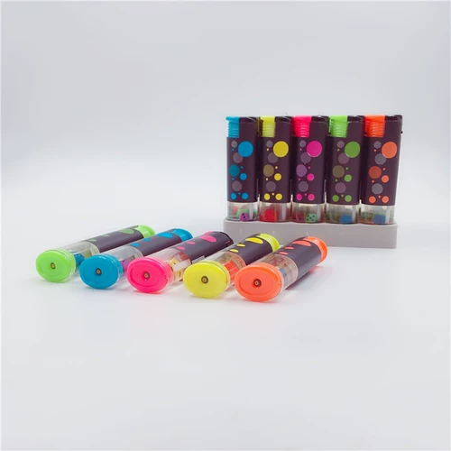 Креативная взрывобезопасная пластиковая прозрачная ветрозащитная зажигалка, анти-москитная спираль, увеличенная толщина