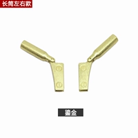 Одна пара пары длинной трубки (позолоченное золото)