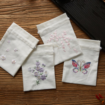 (Cool Pa)womens handkerchief bag cotton and hemp antibacterial handkerchief bag Handkerchief bag easy to carry single shot does not ship