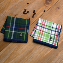 (Cool Pa)handkerchief mens handkerchief 80 yarn Wanxing Wei square towel cotton sweat-absorbing handkerchief cotton