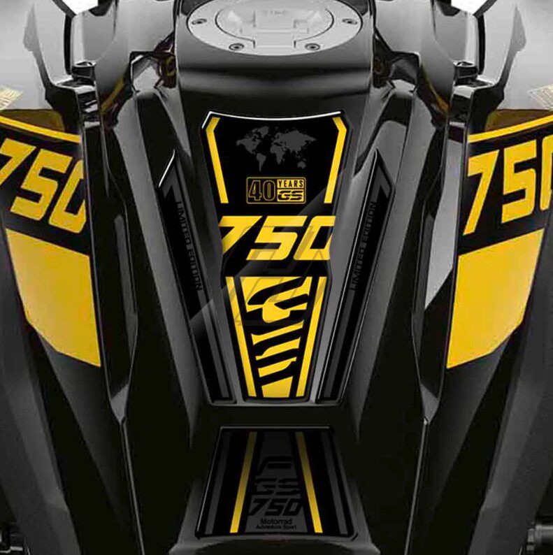 Suitable for BMW BMW F850GS ADV F750GS new 40th anniversary fuel tank sticker protection film decal
