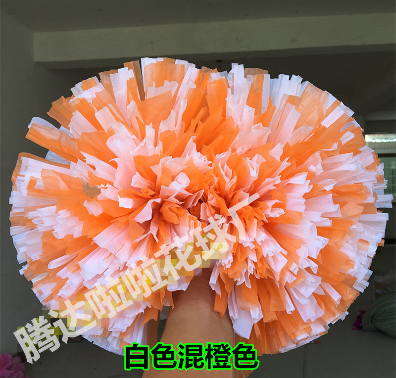 Lớn đôi đầu xử lý PE mờ cổ vũ đội cổ vũ hoa bóng bóng đạo cụ nhảy vuông cổ vũ hoa tay - Khiêu vũ / Thể dục nhịp điệu / Thể dục dụng cụ giay múa