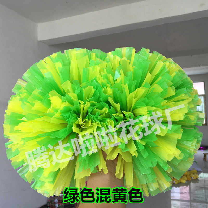 Lớn đôi đầu xử lý PE mờ cổ vũ đội cổ vũ hoa bóng bóng đạo cụ nhảy vuông cổ vũ hoa tay - Khiêu vũ / Thể dục nhịp điệu / Thể dục dụng cụ giay múa