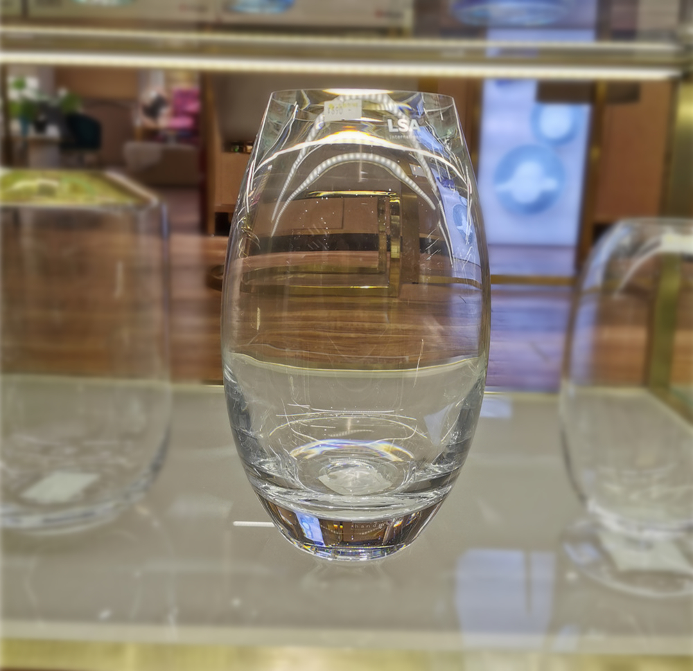 British LSA VERONA Verona vase Light luxury vase transparent decorative ornaments simple creativity