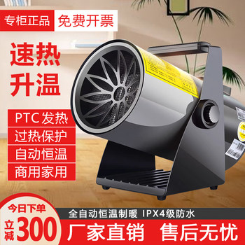 Electric Heater with High Power, Warm Air Blower, Heater with Hot Air for Drying, Industrial Factory Graphene Heating Stove, Waterproof