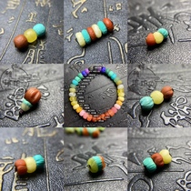 Natural Honey Wax South Red Pine Stone Traffic Light Rainbow Accessories can be matched with hundreds of fragrant seeds Starmoon King Kong Monkey Head text Play String