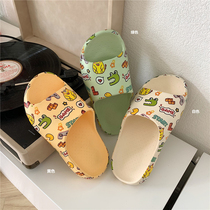 GP Summer Non-slip Smelly cute cartoon lovers thick and soft bottom Feel Sandals Outwear to Tide Men and Men